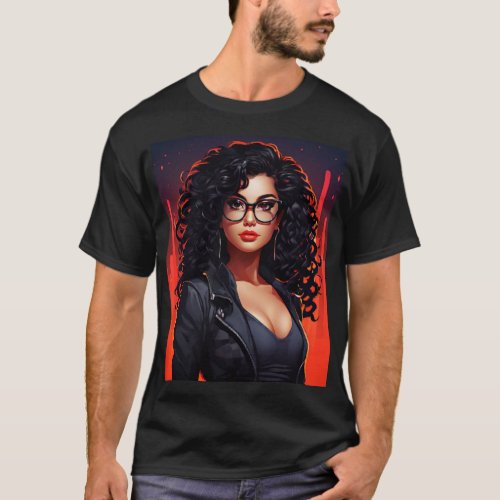 Curly beauty T_Shirt