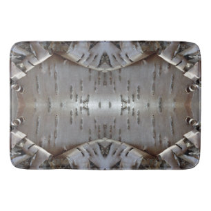 Curly Birch Bark Tree Rustic Bath Mat