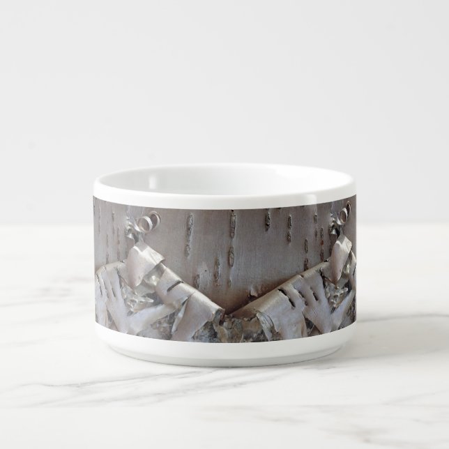 Curly Birch Bark Tree Rustic Chili Bowl (Center)
