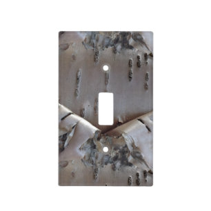 Curly Birch Bark Tree Rustic Light Switch Cover