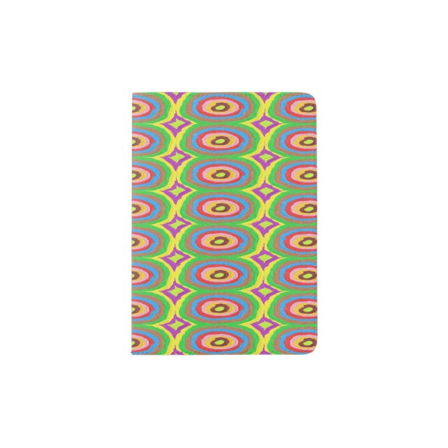 Curly circle passport holder (Front)