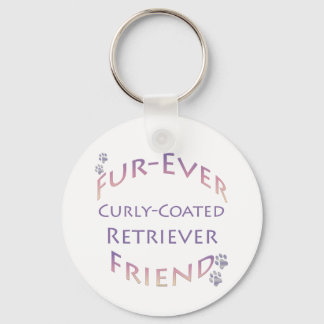Curly-Coated Retriever Furever Keychain