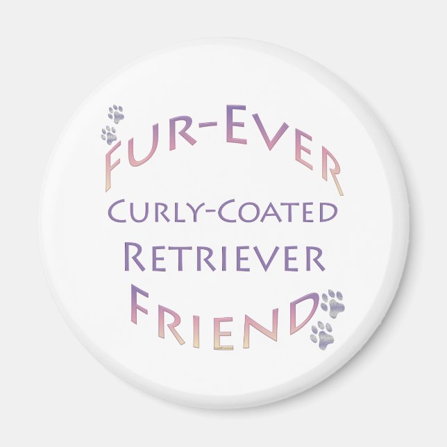 Curly-Coated Retriever Furever Magnet (Front)