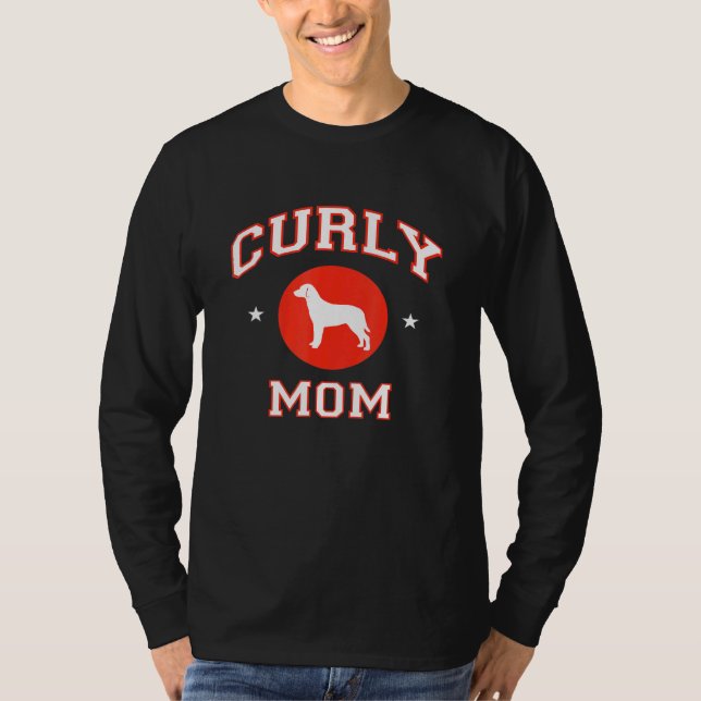 Curly-Coated Retriever Mom T-Shirt (Front)