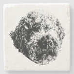 Curly Crest Stone Coaster
