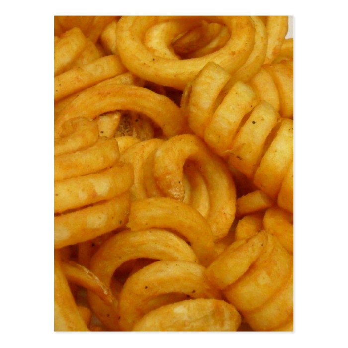 Curly Fries Post Cards