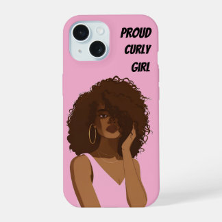 CURLY GIRL iPhone 15 CASE