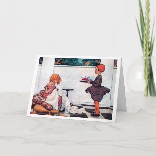 Curly Girl, Jessie Willcox Smith Card (Front)