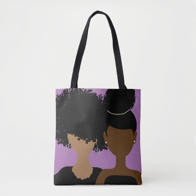 Curly Girl SISTERS Tote Bag (Front)