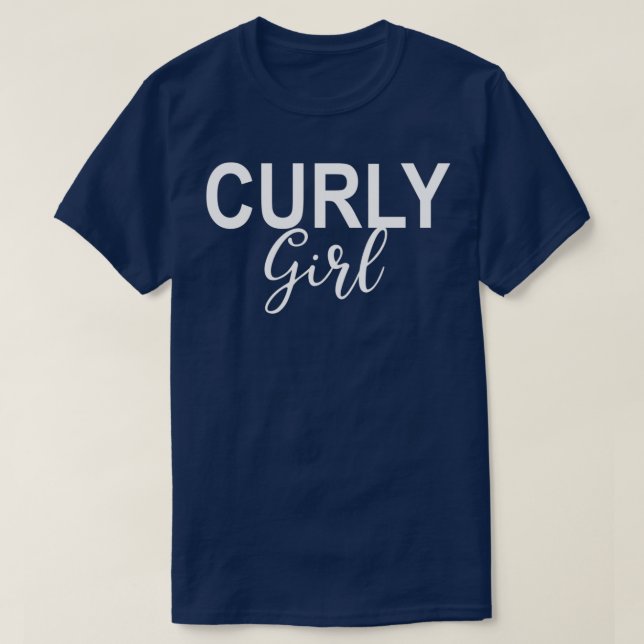 Curly Girl T-Shirt (Design Front)