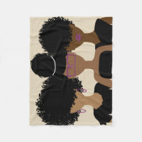 Curly Girl Trio {Royalty} blanket