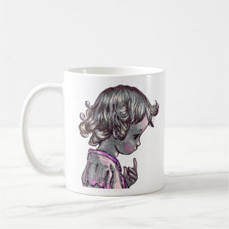 Curly Hair Girl mug