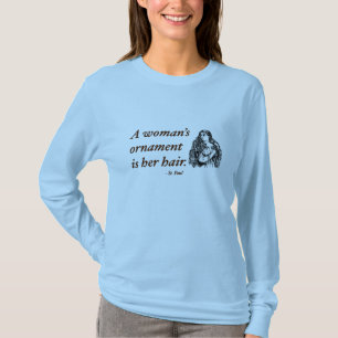 Curly Hair: quote about hair T-Shirt