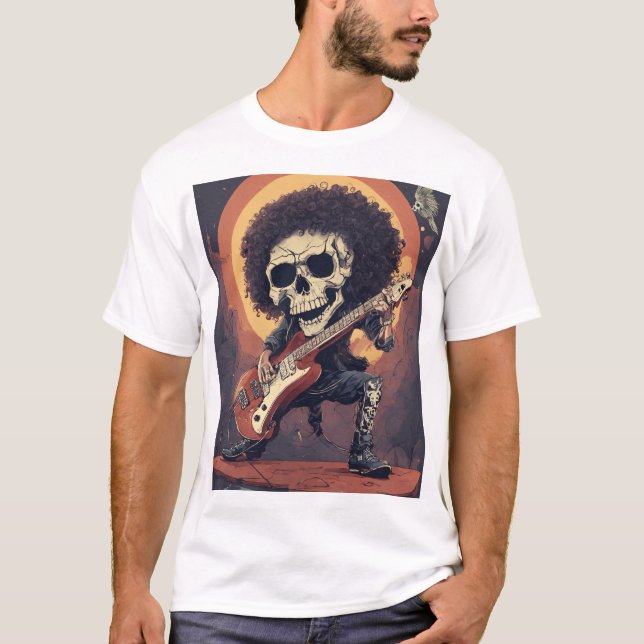 Curly Hair Rebel Vibes T-Shirt (Front)