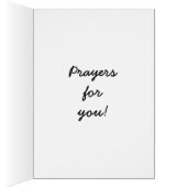 Curly Haired Angel-Pray for Today, Everyday! Cards (Inside (Right))