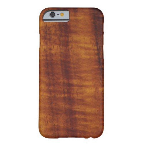 Curly Hawaiian Koa Wood Style  Barely There iPhone 6 Case