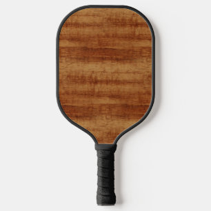 Curly Koa Acacia Wood Grain Look Pickleball Paddle