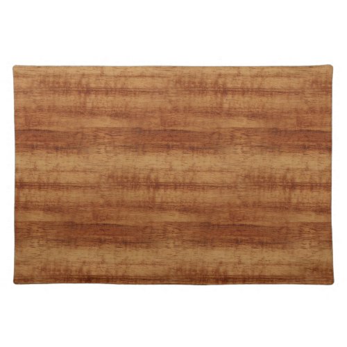 Curly Koa Acacia Wood Grain Look Placemat