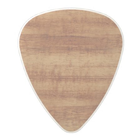 Curly Koa Acacia Wood Grain Look Polycarbonate Guitar Pick