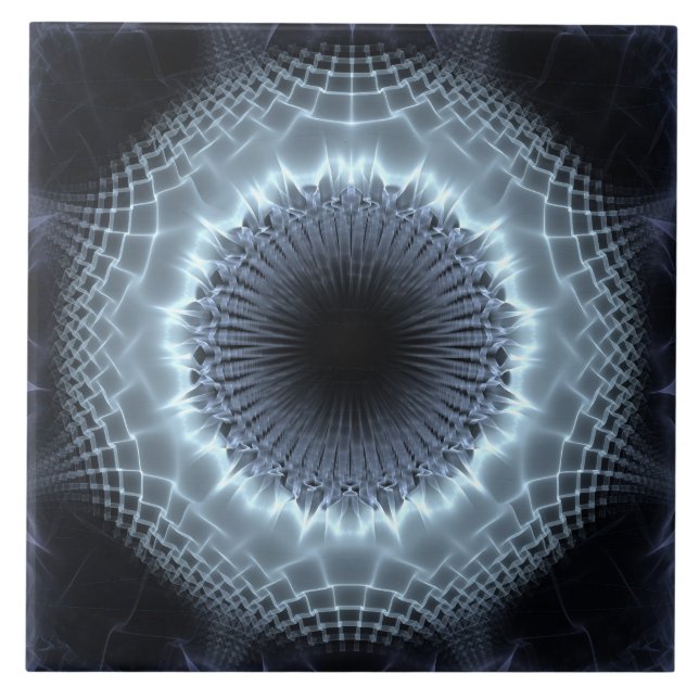 Curly mosaic shape ceramic tile (Front)