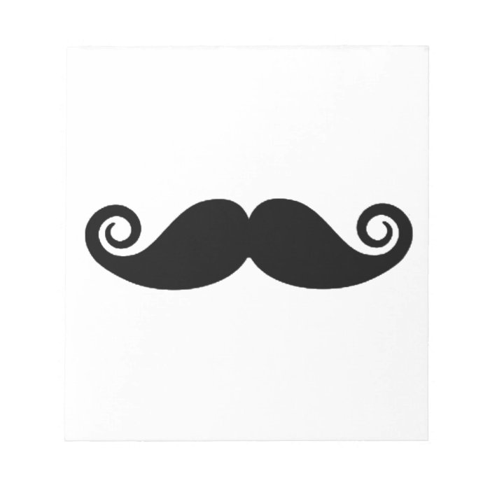 Curly Mustache Notepad