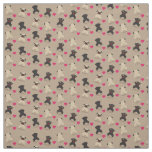 Curly Tail Squishy Faces Pug Fabric