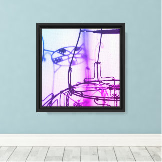 Curly Wurly Stretched Canvas Print
