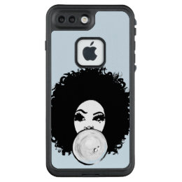 Curlyfro Afro Pretty Girl Natural Hair iPhone case