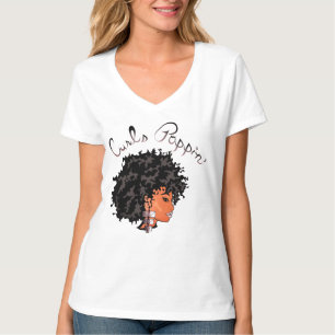 CURLZ “LIZA CURLS POPPIN” T-Shirt