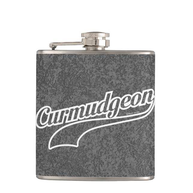Curmudgeon Hip Flask (Front)