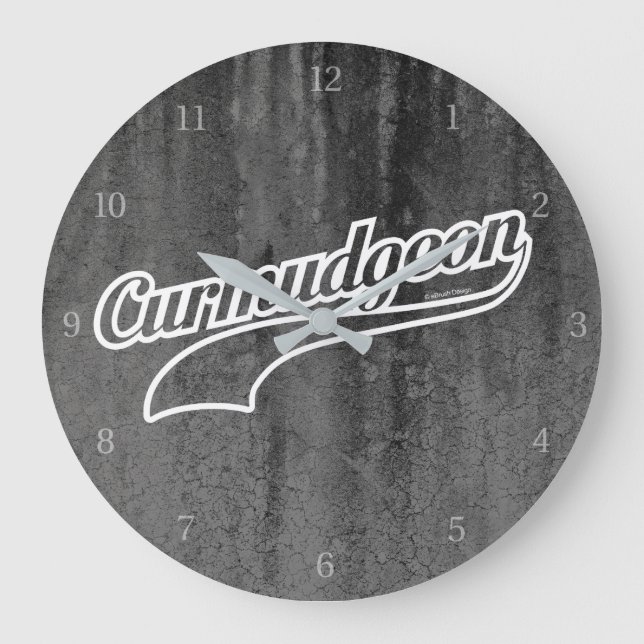 Curmudgeon Large Clock (Front)