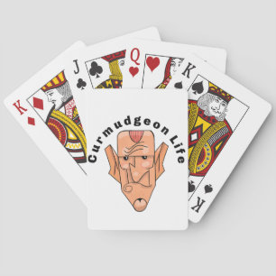 curmudgeon life poker cards