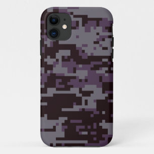 Currant Digital Camo Pattern iPhone 11 Case