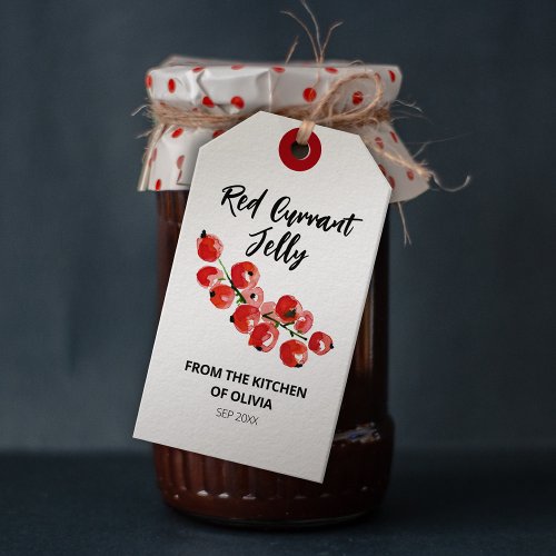  Currant Jelly  Label Gift Tag