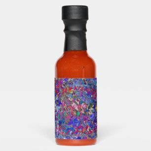 Currant Leaves Tree Art Souce Bottle Container Hot Sauces