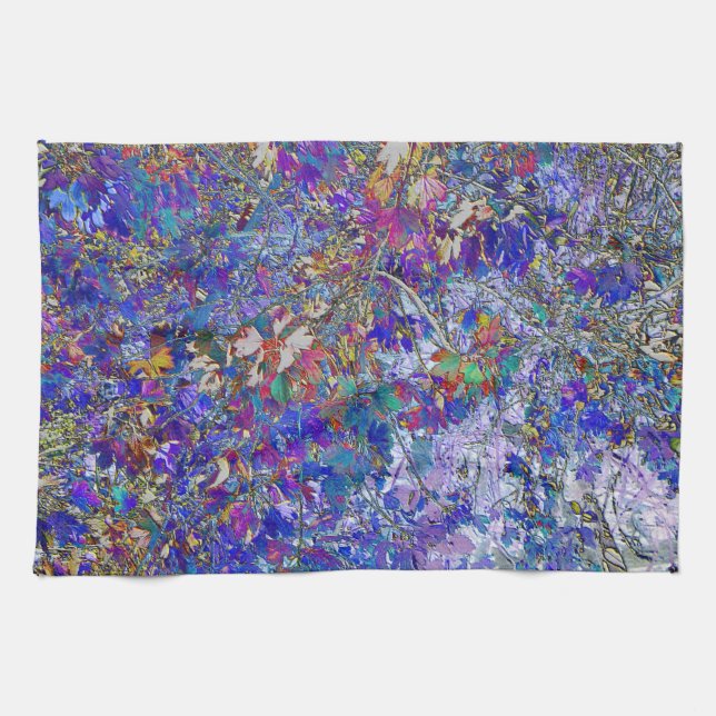 Currant Leaves Tree Art Table Dining Serving Tray Kitchen Towel (Horizontal)