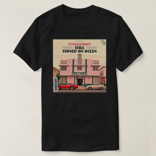 Curren$y Still Stoned On Ocean Classic T-Shirt (Design Front)