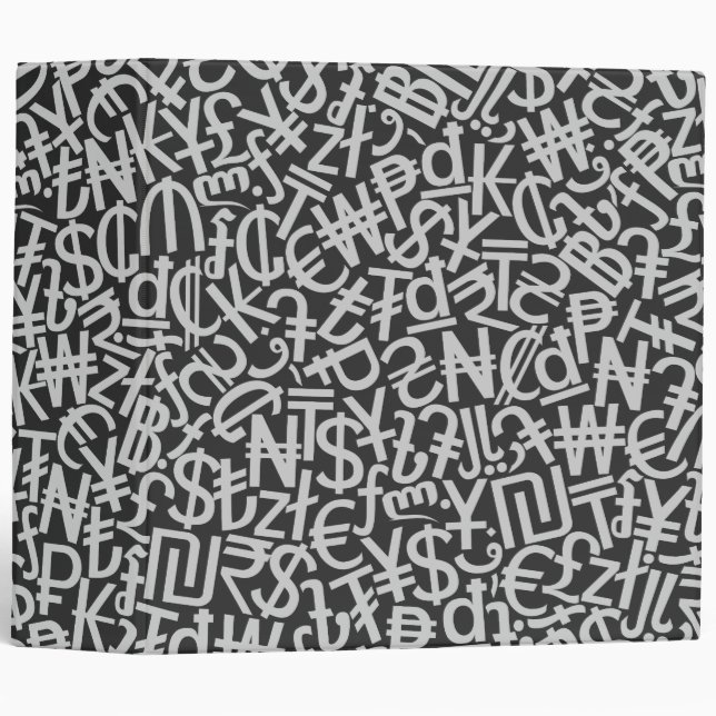 Currency 3 Ring Binder (Front/Spine)