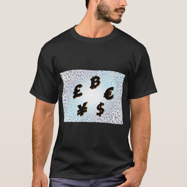 Currency Symbols Graphic Tee (Front)