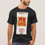 Current 93  Thunder Perfect Mind  Louis Wain Cat   T-Shirt