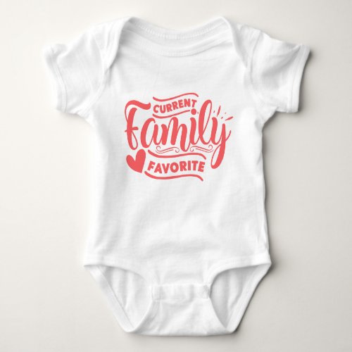 Current Family Favorite peachy Baby Bodysuit