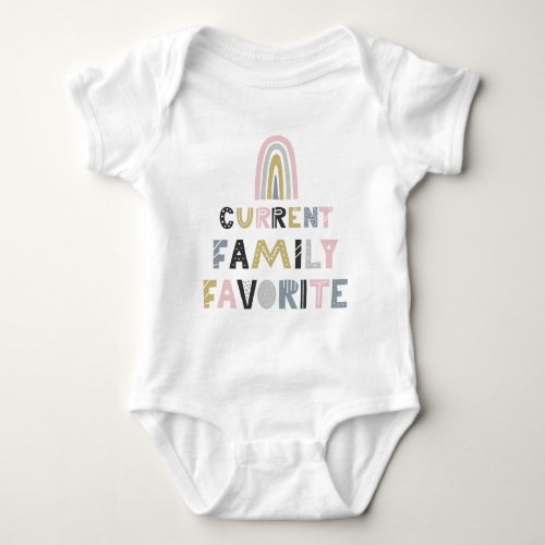 Current Family Favorite Rainbow Baby Bodysuit