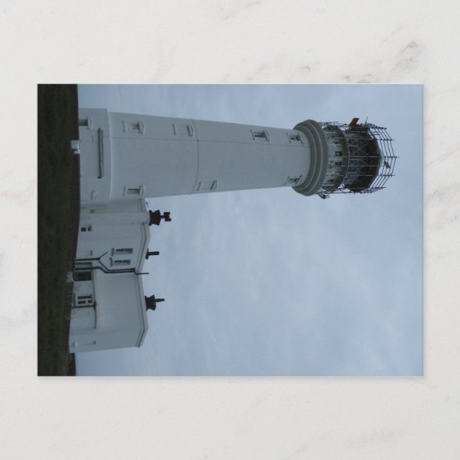Current Lighthouse in Flamborough, UK Postcard (Front)