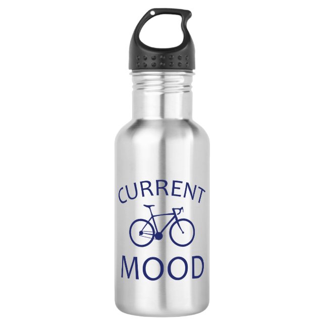 Current Mood Cycling Stainless Steel Water Bottle (Front)