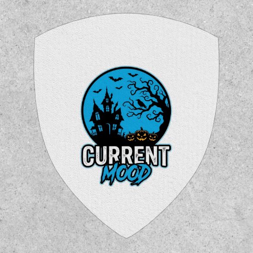 Current Mood Halloween Vintage Engraving Vector_1 Patch