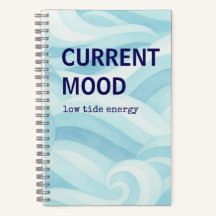Current Mood Low Tide Energy Journal | Beach Vibes