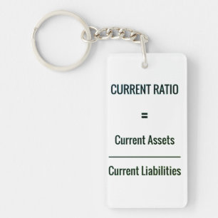 "Current Ratio" Keychain