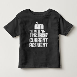 Current Resident Postman Funny Postal Workers Toddler T-shirt