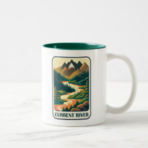 Current River Missouri Colors Two-Tone Coffee Mug