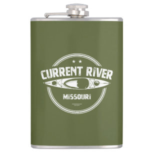 Current River Missouri Kayaking Flask